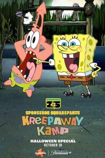 Filme Bob Esponja: Acampamento do Terror (2024)